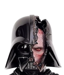 Hottoys DX28b Darth Vader - 1/6th Scale Battle Damaged Head Sculpt Only - Picture 1 of 1