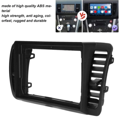 Car Stereo Radio Fascia Panel Double Din Frame For 2004-09 Subaru Outback Legacy - image 1 of 4