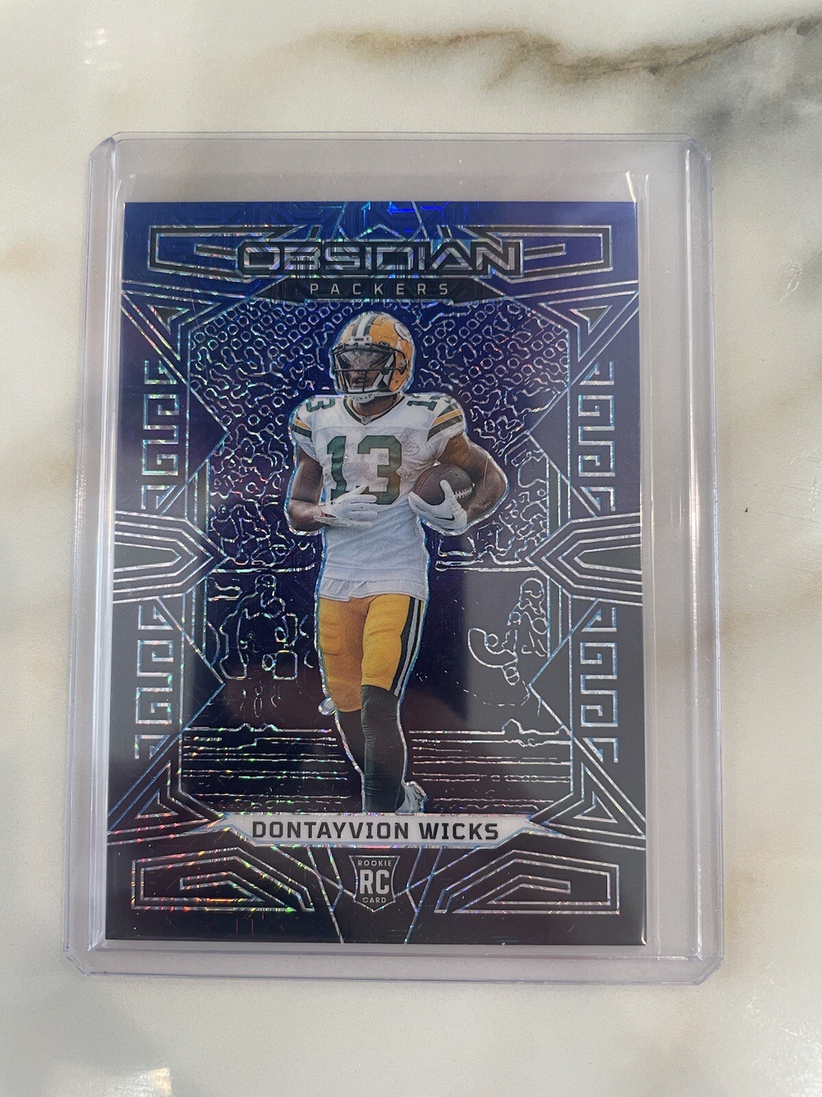 2023 Panini Obsidian Dontayvion Wicks Deep Sea 1/5 SSP RC MASSIVE HIT LOW PRINT