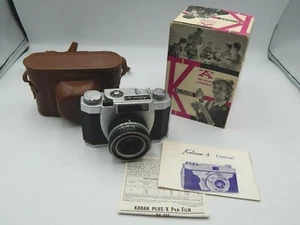 Vintage Kalimar 'A' analoge Kleinbildkamera mit Ledertasche TERIONON 1:3,5 45mm - EC450 - Bild 1 von 10