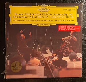 MSTISLAV ROSTROPOVICH Berlin Philhamonic VON KARAJAN DVORAK Cello Concerto NM/EX - Picture 1 of 10