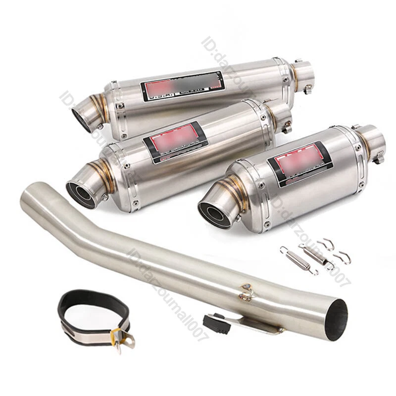 For Suzuki Bandit 600 GSF600 1200 1995-2006 Motorcycle Exhaust Pipe 51mm Muffler - Image 1 of 4