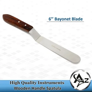 6" Offset Stainless Steel Icing Spatula - Cake Frosting Filling Spreader utencil - Picture 1 of 7