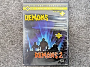 Dario Argento Collection Vol. 2: Demons/Demons 2 (DVD, 2001, 2-Disc Set) HTF OOP - Picture 1 of 4