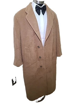 Giorgio Armani Men’s Overcoat  Coat Sz 46R  Caramel  70% Alpaca 30% Wool  Italy - Image 1 of 4