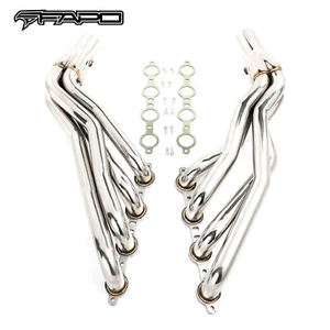 FAPO Long Tube Header 1-7/8" for 07-13 Cadillac Escalade ESV EXT 6.0L 6.2L V8 - Picture 1 of 9