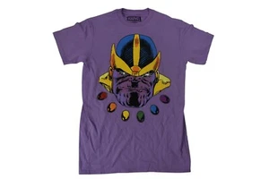 Marvel Mens Thanos Infinity Stones Lilac Tee Shirt New S, M, 3XL - Picture 1 of 6