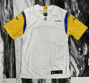 Camiseta deportiva para hombre Los Angeles Rams LA Nike On Field en blanco talla S pequeña nueva sin etiquetas - Imagen 1 de 5