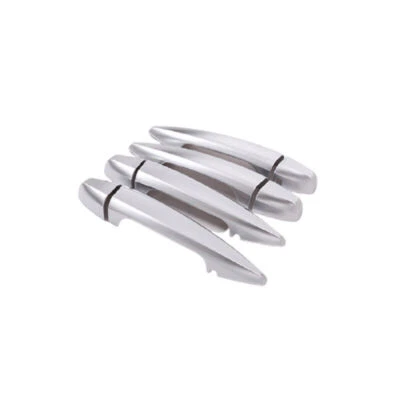 For BMW X5 X6 2014-2017 2018 Silver ABS Exterior Outside Door Handle Cover Trim - Image 1 of 4