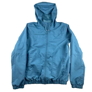 Girl'sVolcom Hooded Enemy Stone Polyester Windbreaker Jacket teal sz S P 10 READ - Picture 1 of 18