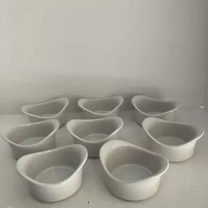 WILTON INDUSTRIES WHITE CERAMIC INDIVIDUAL BAKING DISH - Portugal 2005 Lot Of 8 - Picture 1 of 24