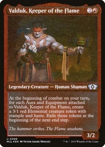 Valduk, Custode della Fiamma Foil (089) Leggende Multiverse Incise MUL MTG Magic - Foto 1 di 1