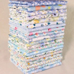 100 Mix Pack Cotton Squares Patchwork Quilting Fabric Bundle Scraps Lot Floral - Picture 1 of 9