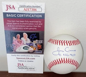 Jeff Conine Signed Autographed Rawlings MLB Baseball 95 ASG MVP Marlins JSA - Picture 1 of 1