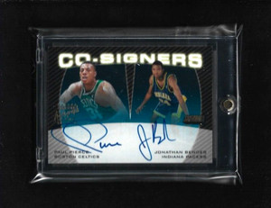 Paul Pierce Jonathan Bender Topps Stadium Club CO-SIGNERS Auto ONLY ONE ON EBAY