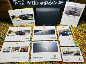 NEW⭕️ 2018 PORSCHE MACAN OWNERS MANUAL +NAVI PCM INFO S GTS TURBO +Unused SRVICE - Picture 1 of 12