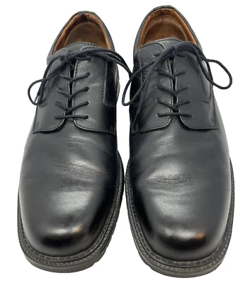 Zapatos David Taylor de cuero negro con cordones para hombre talla 12D antideslizantes 6212567407 Foto 1 de 4