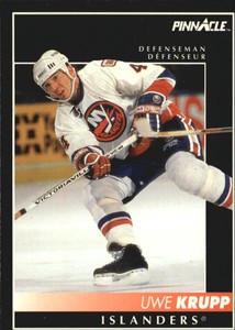 1992-93 Pinnacle French Hockey #86 Uwe Krupp