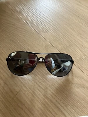 ¡Nuevo! Gafas de sol Oakley Feedback 135 Aviator cromadas pulidas unisex estuche/tela Foto 1 de 4