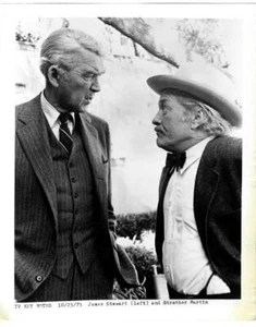 FOOL'S PARADE stars Jimmy Stewart & Strother Martin ~ 1971 Movie Still - Picture 1 of 1