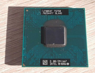 Intel Core 2 Duo Mobile T5750 2GHz (LF80537GF0412M) (Used, tested working) - Image 1 of 2