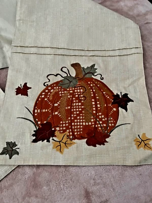 Fall Pumpkin Harvest Table Runner - Secret Celebrity Thanksgiving - Image 1 of 4