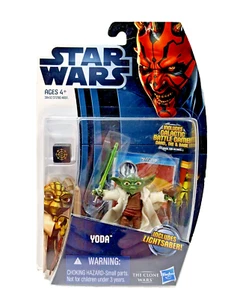 Star Wars Clone Wars Hasbro 2012 Yoda (CW 5) NEW SEALED OOP - Picture 1 of 11