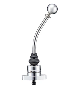 VINTAGE SPEED VW BEETLE 14 " SHIFTER BALL WITH DIAGRAM CNC SILVER LHD - Picture 1 of 4