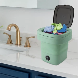 11LGreen Portable Washing Machine, Mini Washer, Upgraded Large Capacity Foldable - Picture 1 of 17