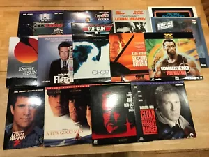 VINTAGE LASERDISC Movie LOT, 14 MOVIES + 2 Video Discs, Best of the 80’s & 90’s - Bild 1 von 6