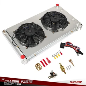 3 Row Radiator+Shroud Fan Aluminum For Chevrolet Suburban 1988-1991 C/K Series - Bild 1 von 13