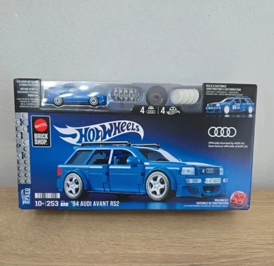 Hot Wheels 94 Audi Avant RS2 Mattel Brick Shop Building Set Inc. Exclusive Car