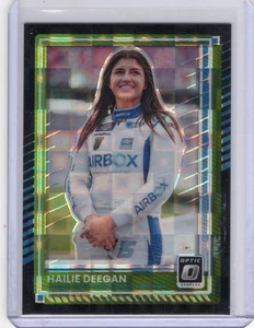 Donruss #55 Hailie Deegan Optic Black Pandora Prizms SP 2025 - Imagen 1 de 1