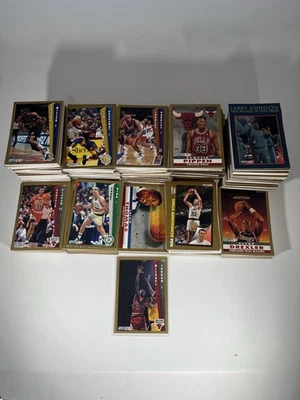 1992-93 Fleer Basketball Michael Jordan Larry Bird Scottie Pippen Barkley Lot - Image 1 of 4