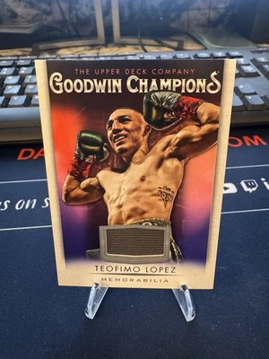 2021 Upper Deck Goodwin Champions - Memorabilia Teófimo López #M-TL (MEM) - Image 1 of 2