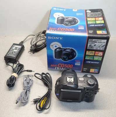 Sony CD Mavica MVC-CD500 Digital Still Camera 5.0MP - Image 1 of 4