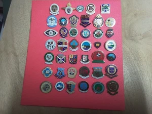 BOWLING BADGES 41 SCOTTISH ENGLISH & WELSH BOWLING BADGES - Picture 1 of 4