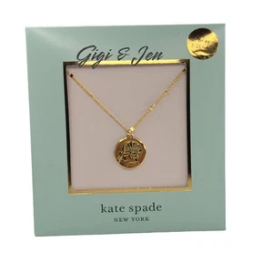 Kate Spade New York in The Stars Aries Pendant Necklace Gold One Size - Picture 1 of 2