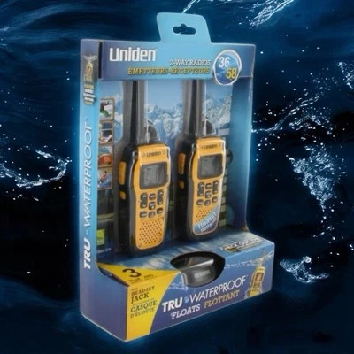 2 Uniden | GMR3689 2-Way Radios, Submersible, Long Range w/Charging Station - Image 1 of 4