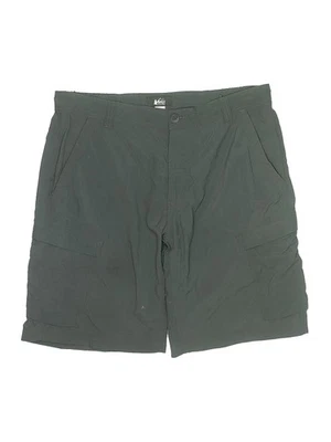 REI Co Op Women Green Cargo Shorts 34W - Image 1 of 2