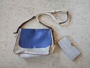 FOSSIL, maritime Tasche plus Portemonnaie - Bild 1 von 9