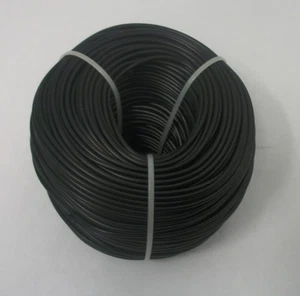 Alambre de conexión trenzado de cobre estañado 18 AWG, 328 pies negro UL1007 - Imagen 1 de 1