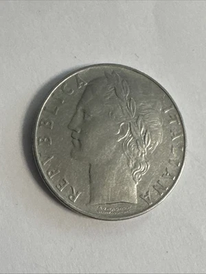 ITALIA REPUBBLICA LOTTO 1 RARA MONETA DA 100 LIRE DEL 1957 USATA CIRCOLATA - Image 1 of 2