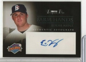 Eddie Kunz Cyclones 2007 Tristar Farm Hands AUTO #FH-EK 051221DMCD77