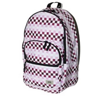 Mochila para computadora portátil VANS Motivee 3 a cuadros ROSA PÚRPURA VN0A4B8B6X7 NUEVA CON ETIQUETAS $55 OP Foto 1 de 4