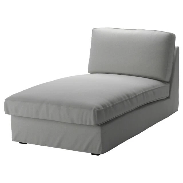 lkea Kivik Chaise 3 Piece Heavy Duty Cover - Orrsta Light Gray