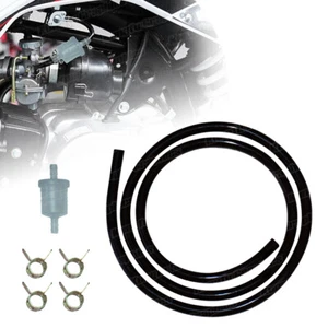 1/5" (5mm) ID Dirtbike Fuel Line Hose Clamps for ATV UTV Quad Accessories,Black - Foto 1 di 6