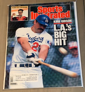 Kirk Gibson Los Angeles Dodgers - Sports Illustrated -  March 7, 1988