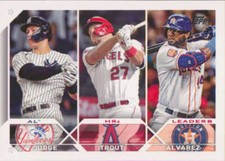 2023 Topps #246 Aaron Judge/Mike Trout/Yordan Alvarez NM-MT ID:50138