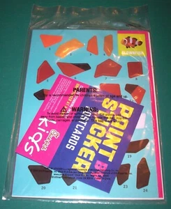 Chick fil A Kids Meal PAINT BY STICKER Clownfish Postcard 2018 Ages 4+ - Picture 1 of 3